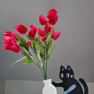 Naughty Cat Vase Decor