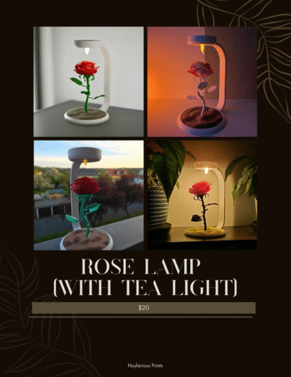 Rose Lamp (With Tea Light) - Image 5